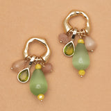MIXED STONE SUMMER BLOOM EARRINGS (PRE-ORDER TAKES 15 DAYS)