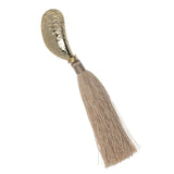 GOLD MEJILLÓN BEIGE TASSEL EARRINGS  (PRE-ORDER TAKES 15 DAYS)
