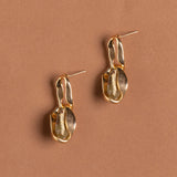 GREEN DROP EARRINGS