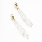 TRIPLE CRYSTAL BALL EARRINGS
