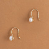 CLASSIC PEARL U HOOK EARRINGS