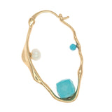 OCEAN ORBIT HOOP EARRINGS
