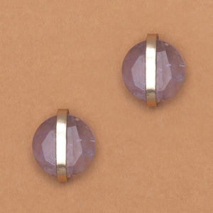 AMETHYST LUNAR EARRINGS