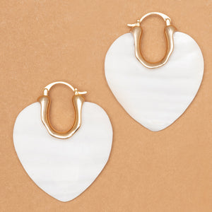 IVORY PETAL DROP EARRINGS (PRE-ORDER TAKES 15 DAYS)
