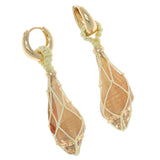 CREAMY MARBLE STUDS DROP EARRINGS (PRE-ORDER TAKES 15 DAYS)