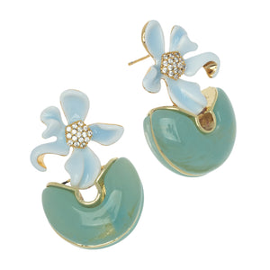 AMAZONITE BLOOM EARRINGS (PRE-ORDER TAKES 15 DAYS)