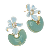 AMAZONITE BLOOM EARRINGS (PRE-ORDER TAKES 15 DAYS)