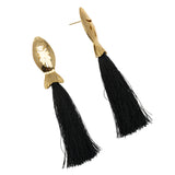 OMIDNIGHT OCEAN TASSEL EARRINGS (PRE-ORDER TAKES 30 DAYS)