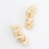 SINGLE STRAND CREAM DROP EARRINGS