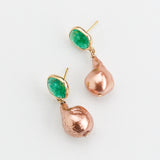 DARK GOLDEN SOUTH SEA PEARL EARRINGS