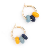 SUNSET BEAD GOLD EARRINGS