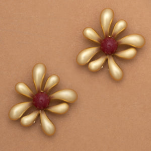RUBY FLORA EARRINGS