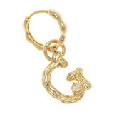ALPHABET AND PEARL EARRINGS "G"