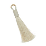 MIDNIGHT IVORY TASSEL EARRINGS (PRE-ORDER TAKES 30 DAYS)