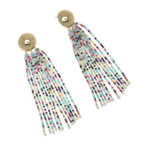 MULTI COLORED BEAD NEO EARRINGS (PRE-ORDER TAKES 15 DAYS)
