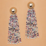 MULTI COLORED BEAD NEO EARRINGS (PRE-ORDER TAKES 15 DAYS)