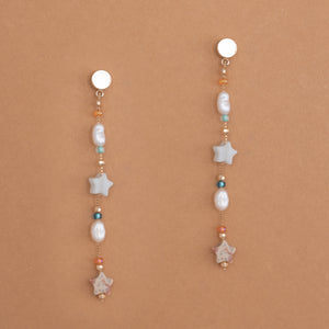 HAPPY STAR-TIN EARRINGS