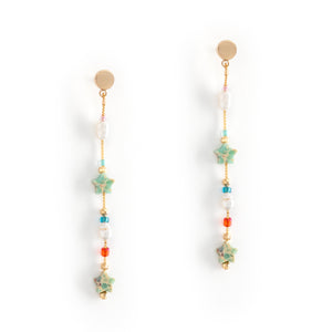 HAPPY STAR-TIN EARRINGS