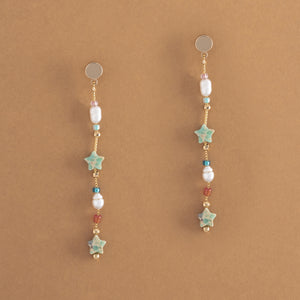 HAPPY STAR-TIN EARRINGS