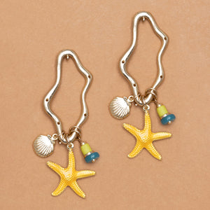SANDY BEACH CHARM EARRINGS