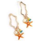 SANDY BEACH CHARM EARRINGS