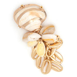 GOLDEN MONEY COWRIE SHELL EARRINGS