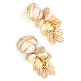 GOLDEN MONEY COWRIE SHELL EARRINGS