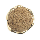 TAN SWIRL SMALL EARRINGS