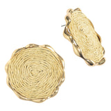 CREAM SWIRL SMALL EARRINGS