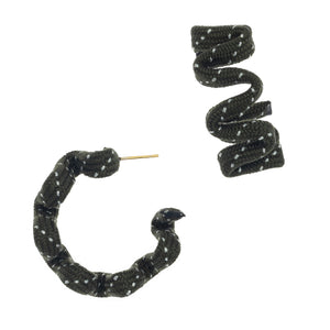 DARK SEA ROPE EARRINGS