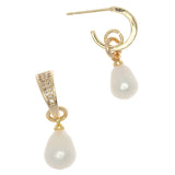 MOMMYS & ME PEARL DROP EARRINGS