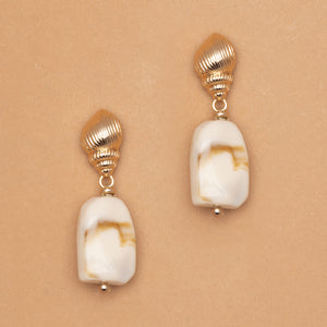 ABALORIO CARACOLD PEQUEÑA EARRINGS (PRE-ORDER TAKES 15 DAYS)
