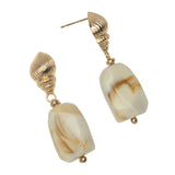 ABALORIO CARACOLD PEQUEÑA EARRINGS (PRE-ORDER TAKES 15 DAYS)