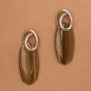 SAND STONE GEO EARRINGS