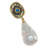 BOHEMIAN BAROQUE PEARL EARRINGS