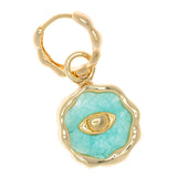 AMAZONITE LUNE EARRINGS