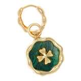 MALACHITE LUNE EARRINGS