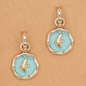 TURQUOISE LUNE EARRINGS