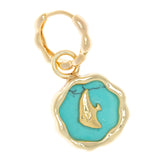 TURQUOISE LUNE EARRINGS