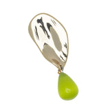 GREEN CATEYES GOLD EARRINGS (PRE-ORDER TAKES 15 DAYS)