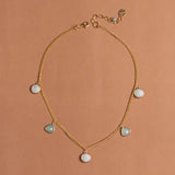 AMAZONITE STONE SHORT NECKLACE