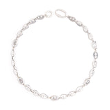 FIGURE EIGHT CLEAR STONE NECKLACE