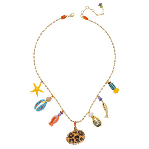 OCEAN CHARM NECKLACE