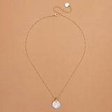WHITE PEARL PENDANT NECKLACE
