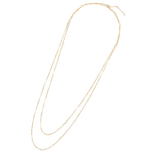 SOLÉNE LAYERED PEARL NECKLACE