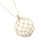 IVORY MINIMAL CHAIN NECKLACE (PRE-ORDER TAKES 15 DAYS)