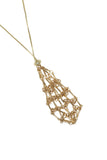 GOLD DREAM CATCHER NECKLACE