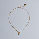 AQUAMARINE BIRTHSTONE PENDANT NECKLACE