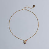 RUBY BIRTHSTONE PENDANT NECKLACE