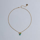 EMERALD BIRTHSTONE PENDANT NECKLACE